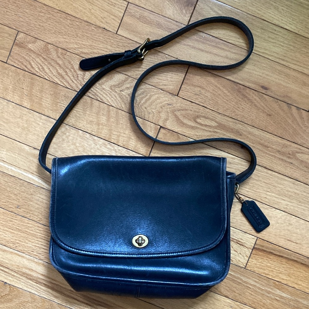 VTG Coach Leather Crossbody Bag